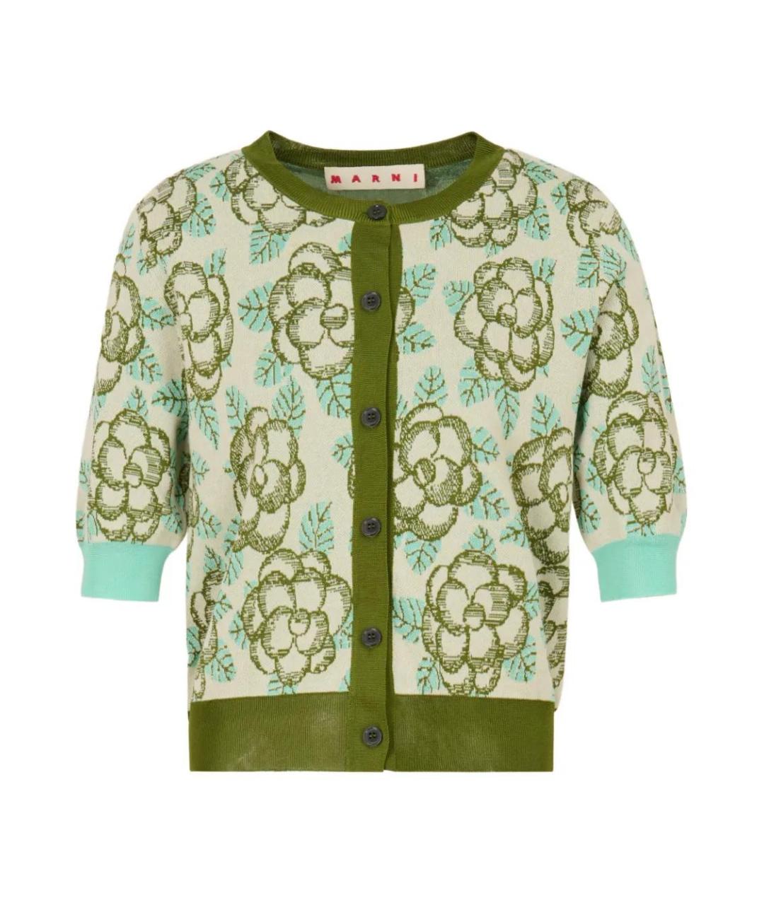 MARNI Мульти хлопковый кардиган, фото 1