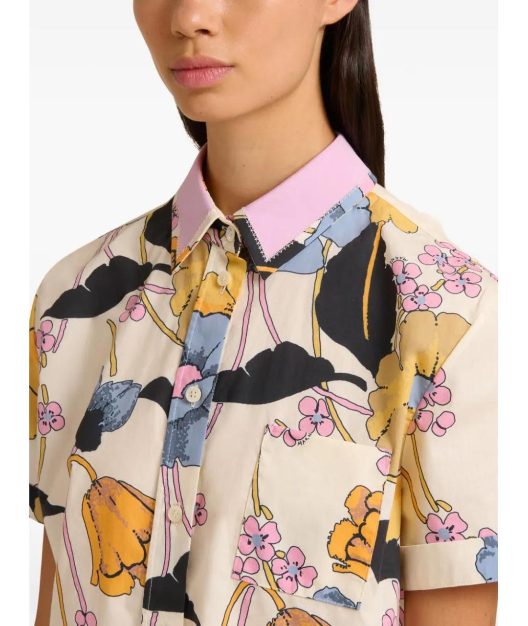 MARNI Мульти хлопковая рубашка, фото 4