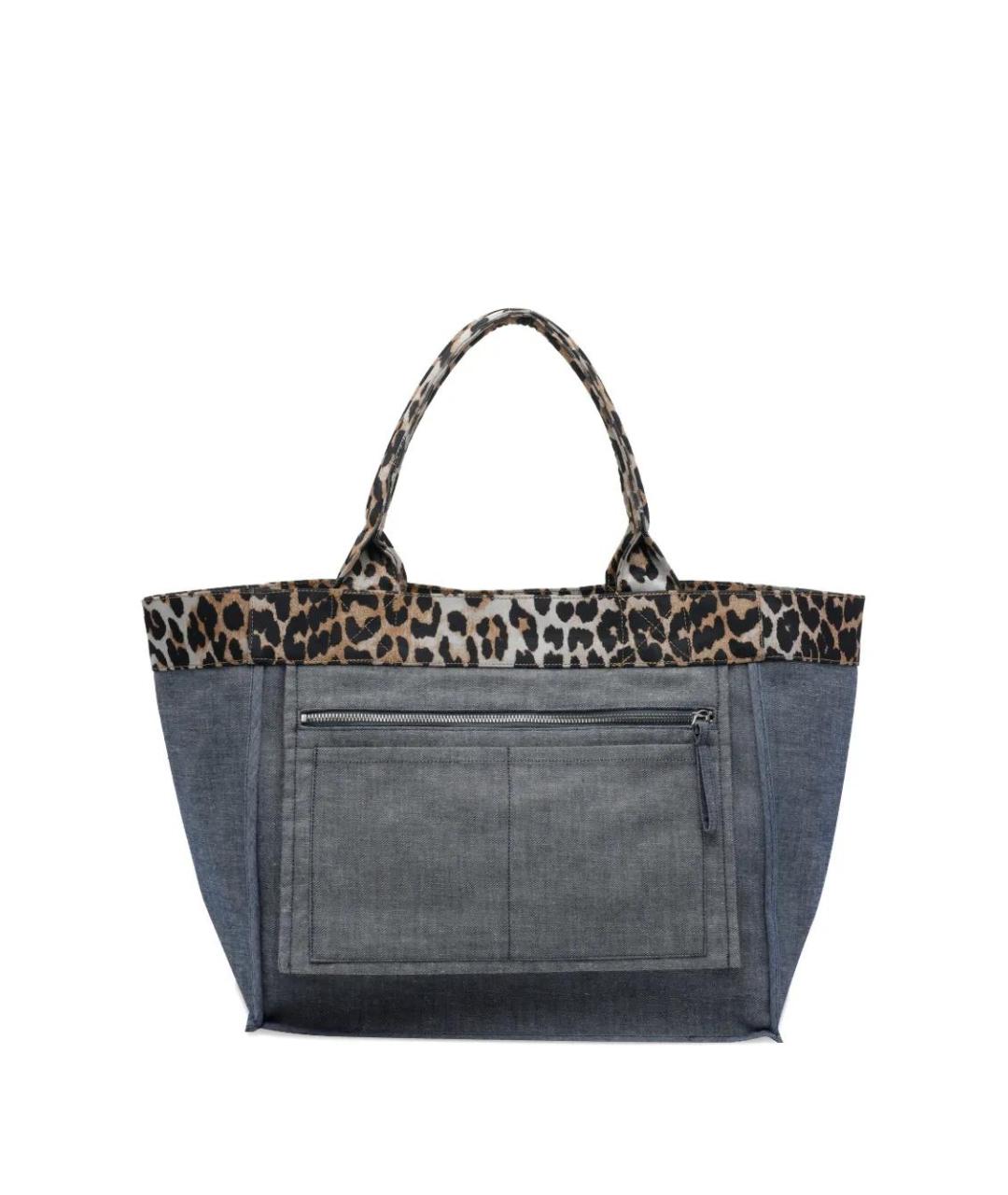 GANNI Мульти тканевая сумка тоут, фото 2