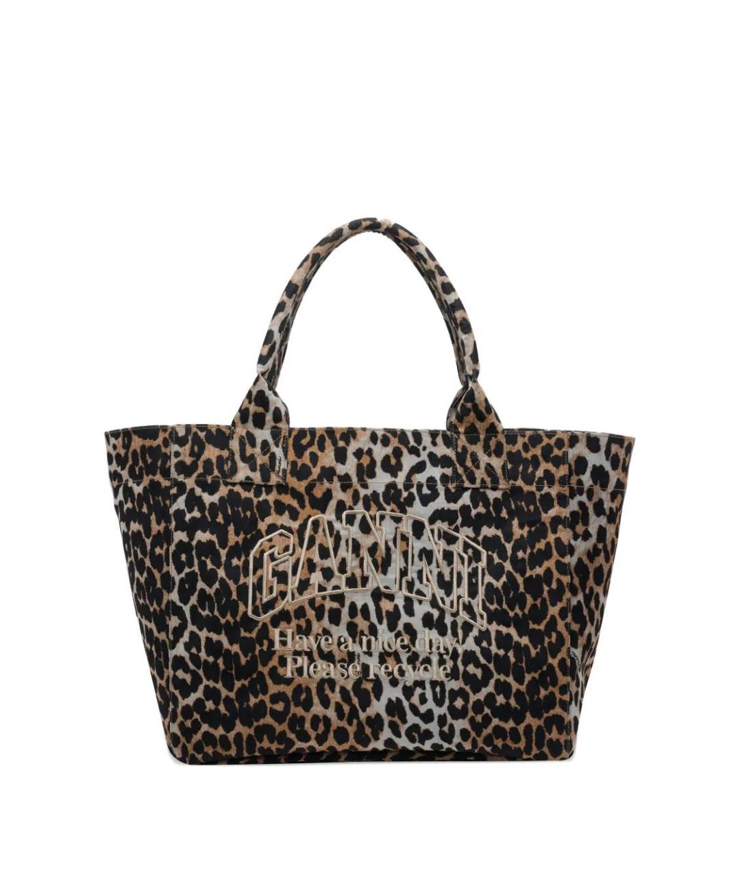 GANNI Мульти тканевая сумка тоут, фото 4