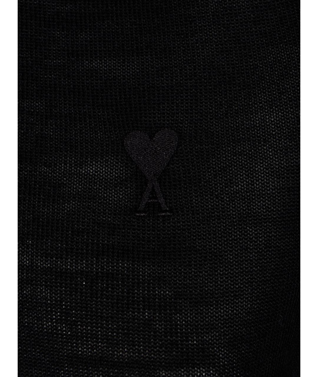 Ami Paris Черная футболка, фото 3