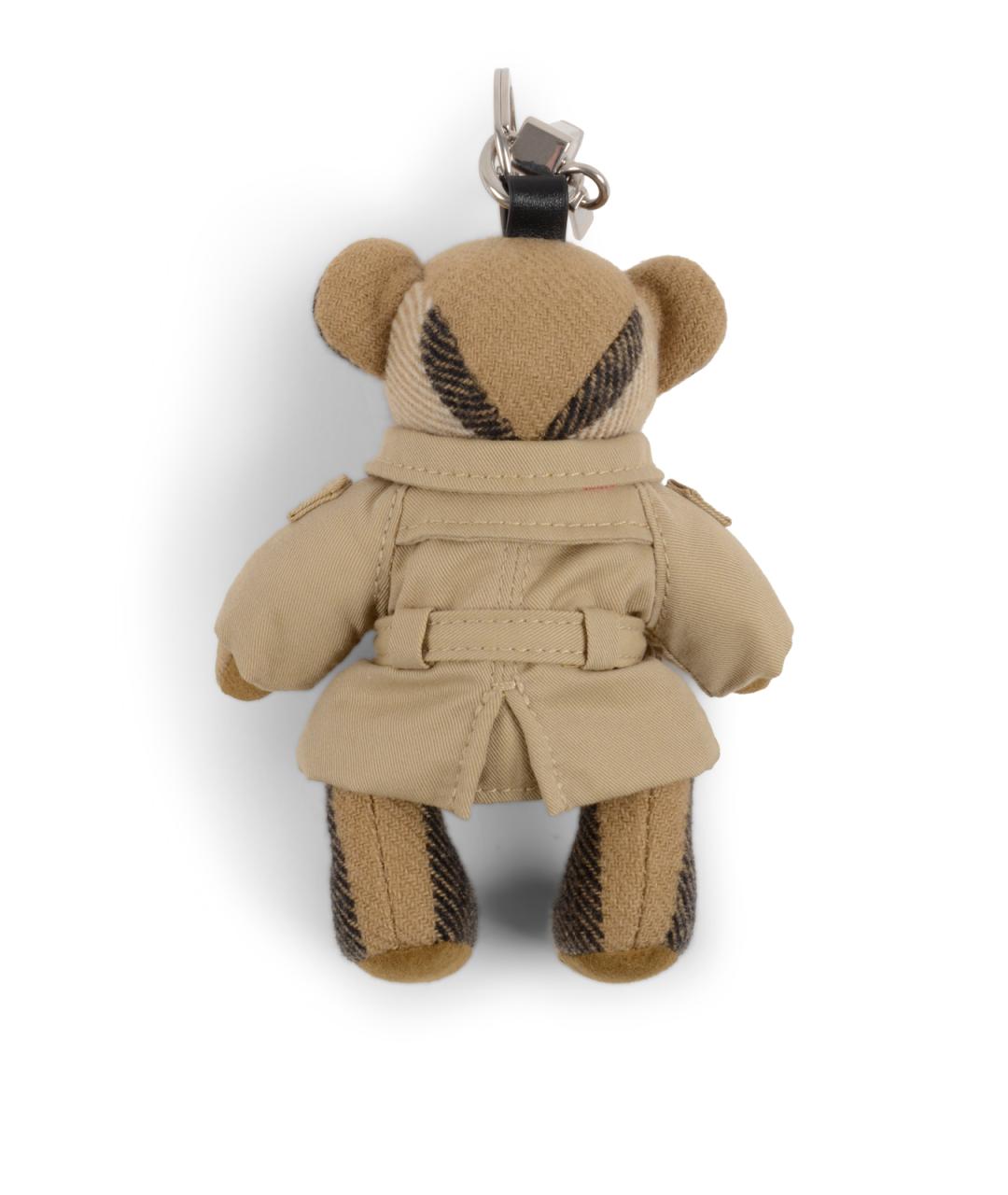 BURBERRY Бежевый брелок, фото 2