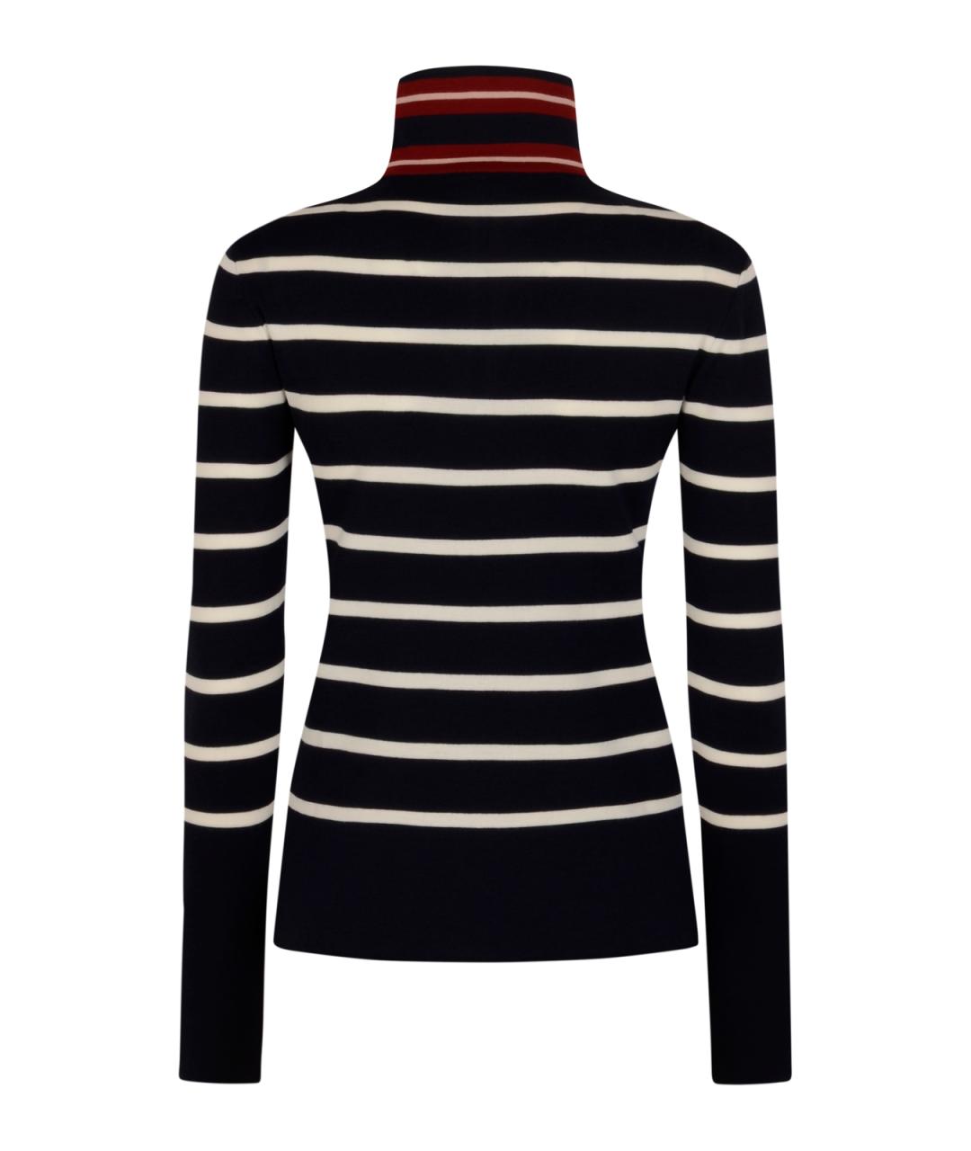 MONCLER Синяя шерстяная водолазка, фото 2