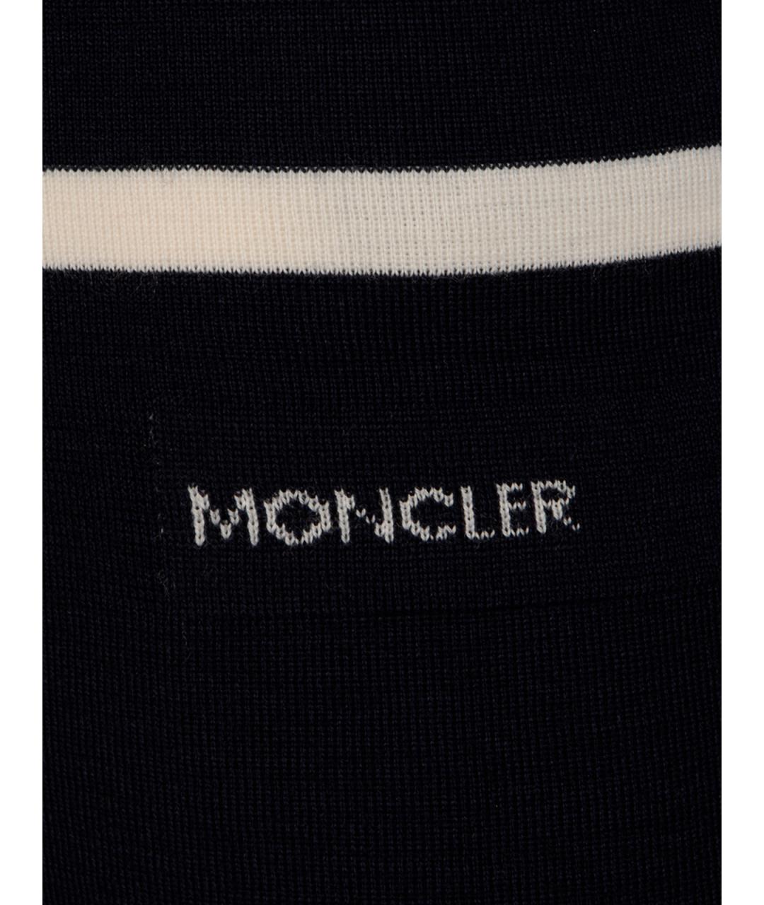 MONCLER Синяя шерстяная водолазка, фото 3