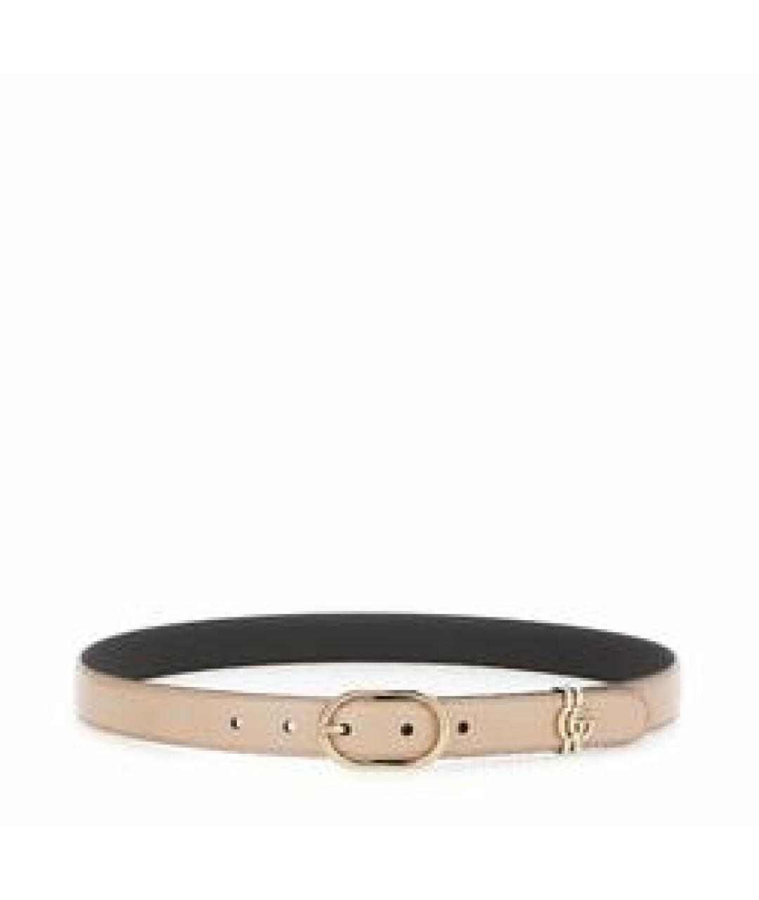 GUCCI Бежевый кожаный ремень, фото 1