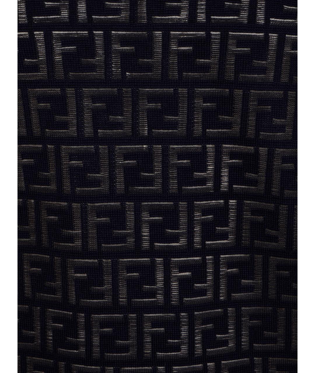 FENDI Синий джемпер / свитер, фото 3