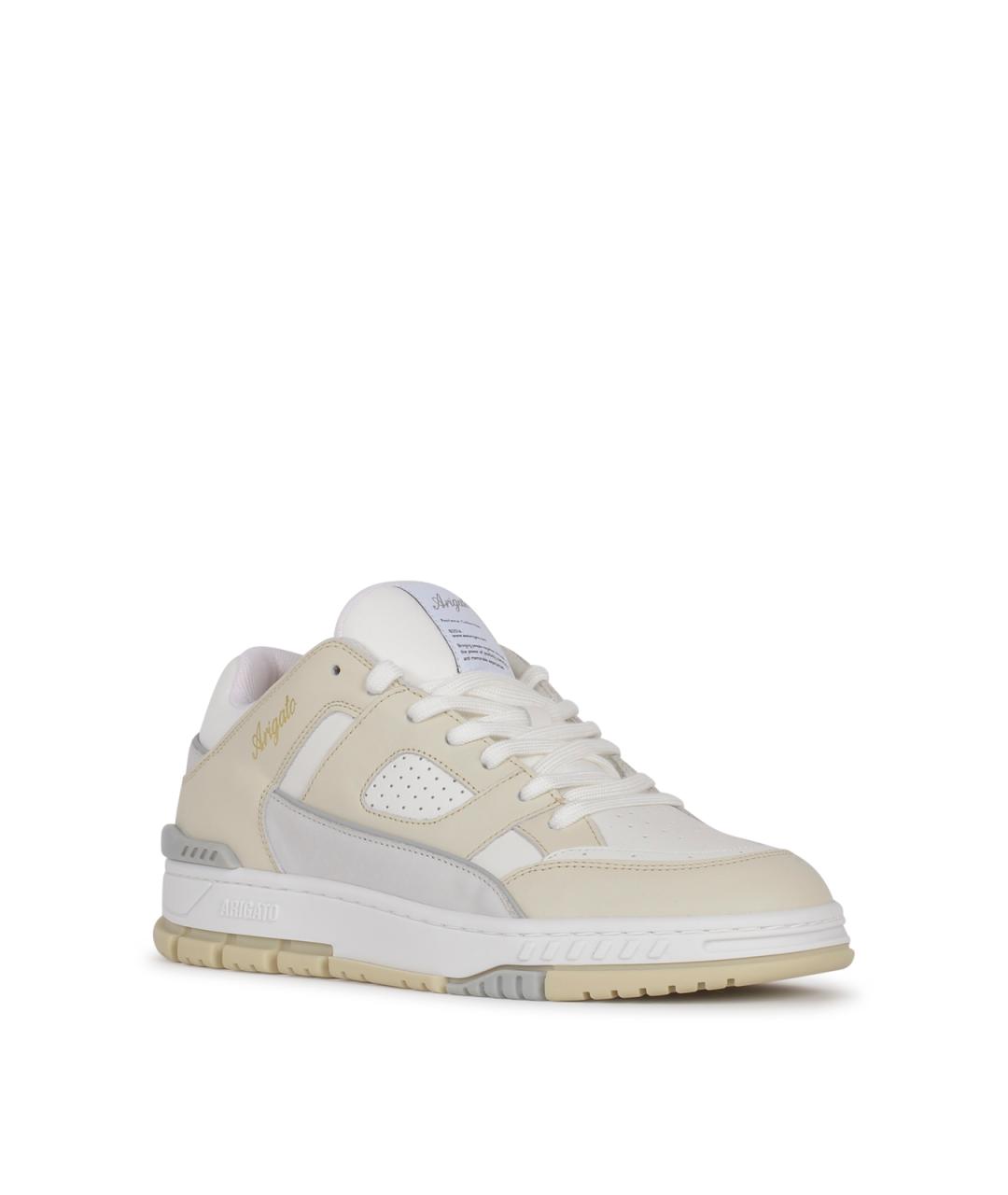 AXEL ARIGATO Бежевые кожаные низкие кроссовки / кеды, фото 3