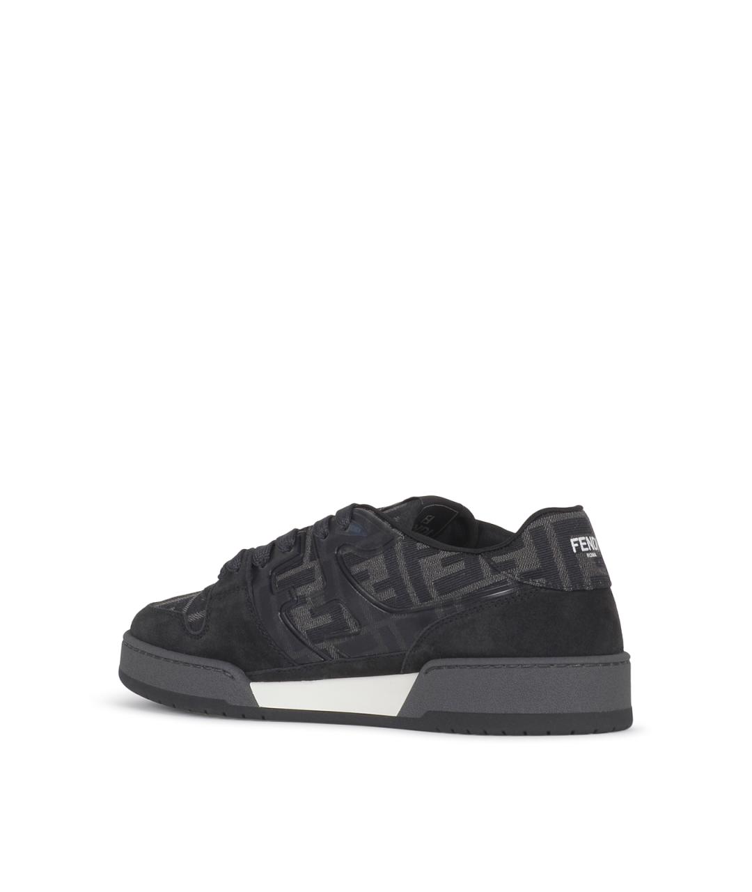 FENDI Серые низкие кроссовки / кеды, фото 3