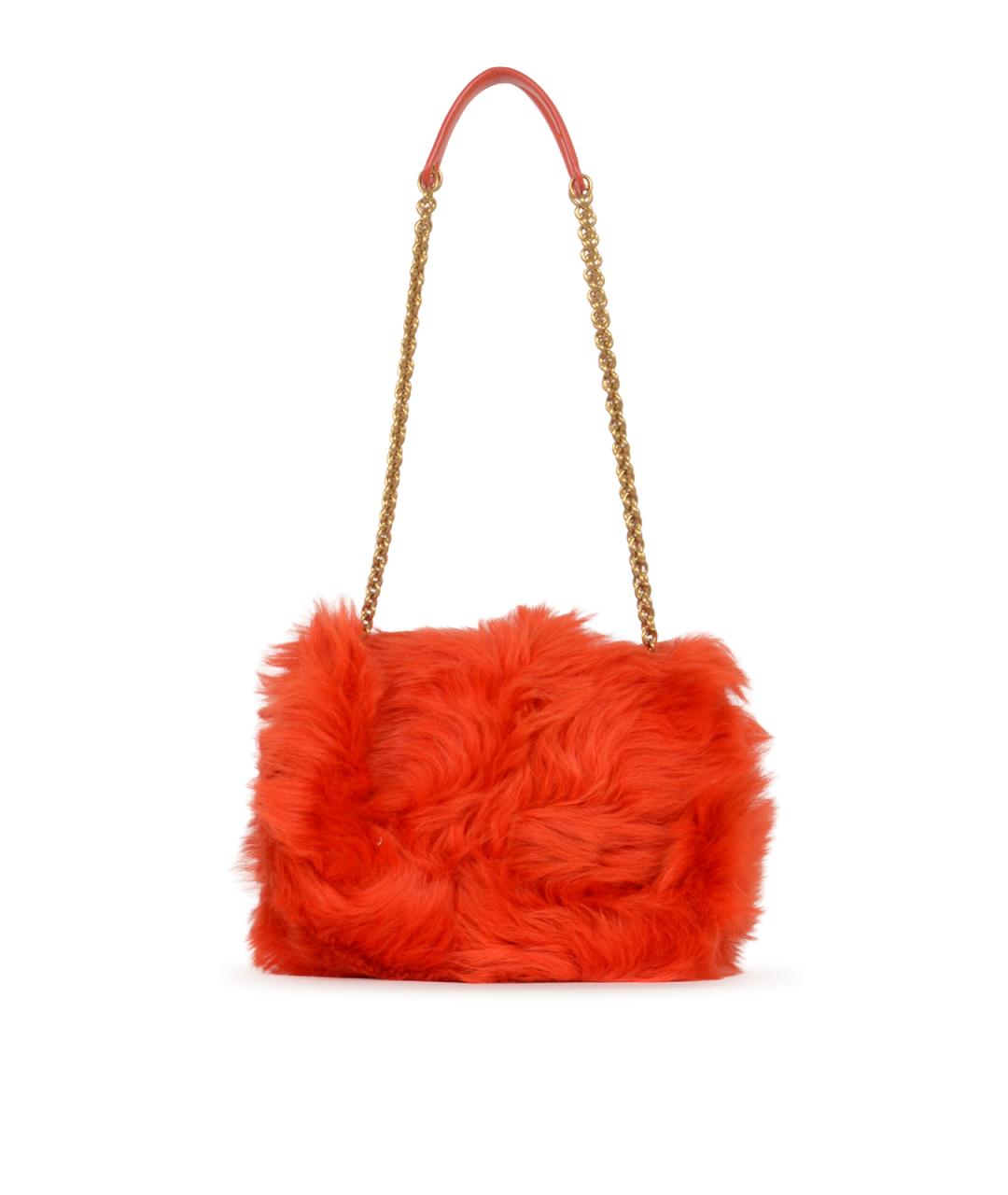 SAINT LAURENT Оранжевая сумка через плечо, фото 3