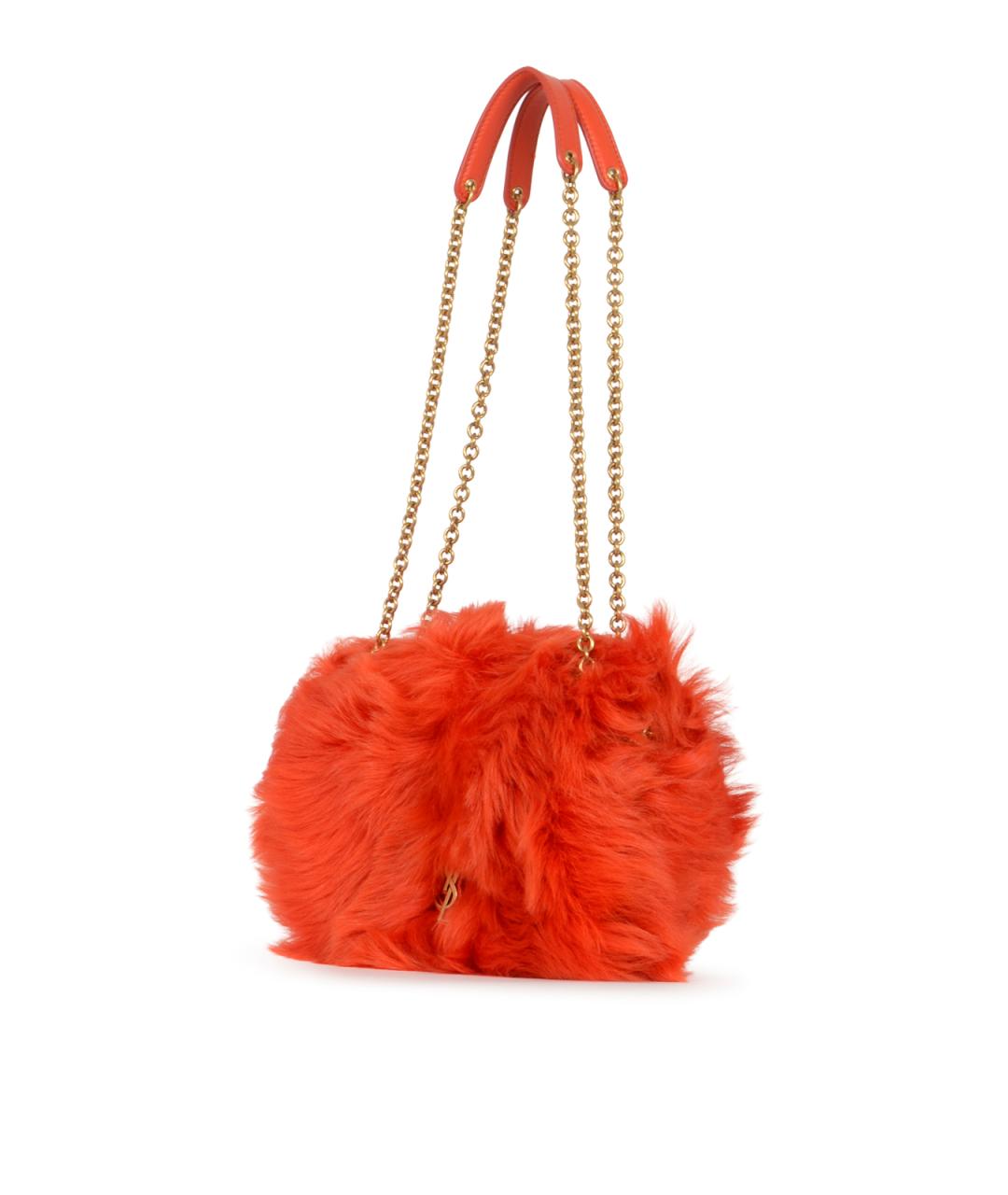 SAINT LAURENT Оранжевая сумка через плечо, фото 2