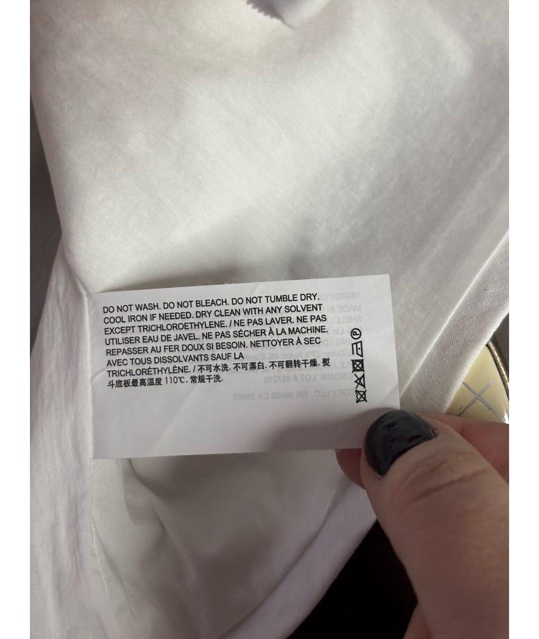 THEORY Белая льняная майка, фото 5