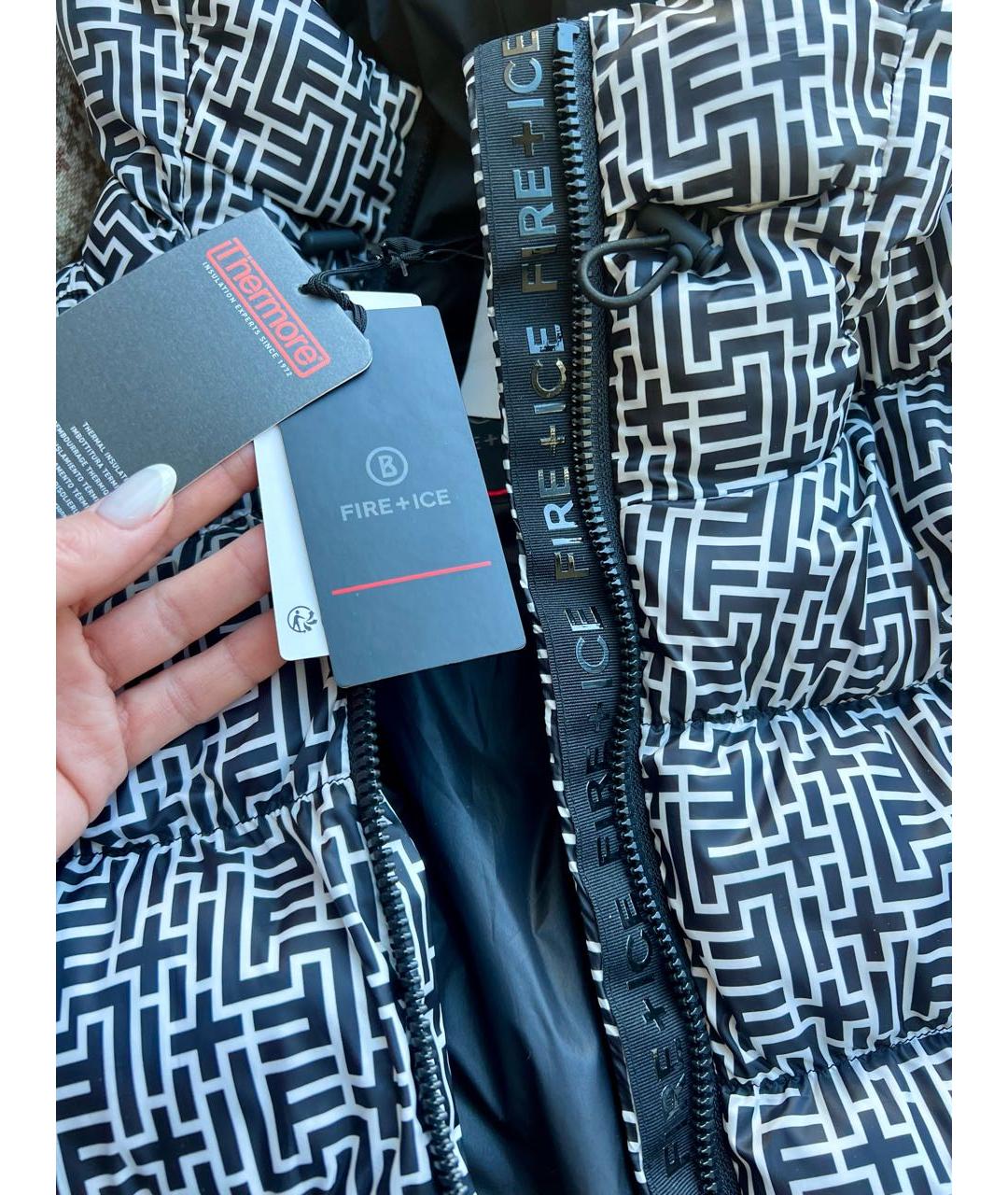 BOGNER Черный полиамидовый пуховик, фото 3