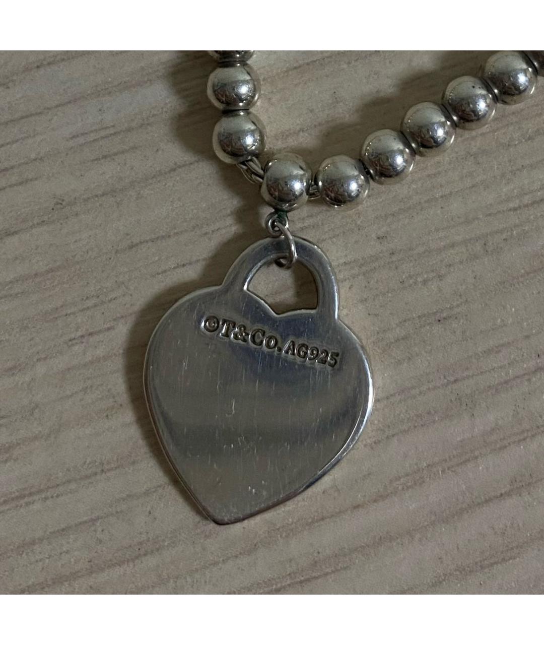 TIFFANY&CO Серебряное серебряное колье, фото 4