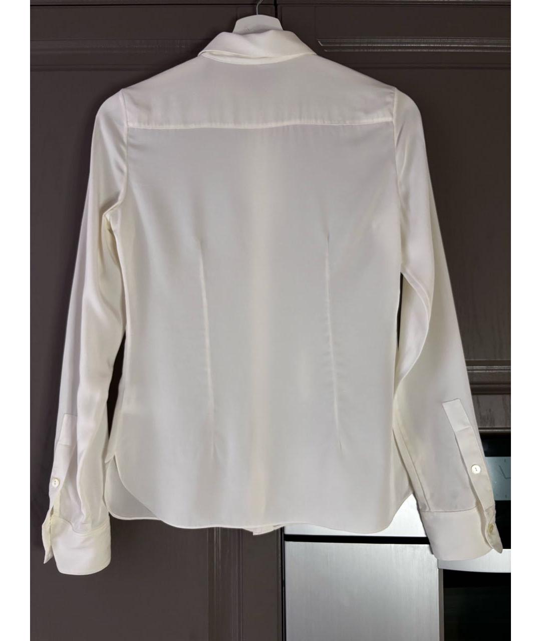 THEORY Белая шелковая рубашка, фото 2