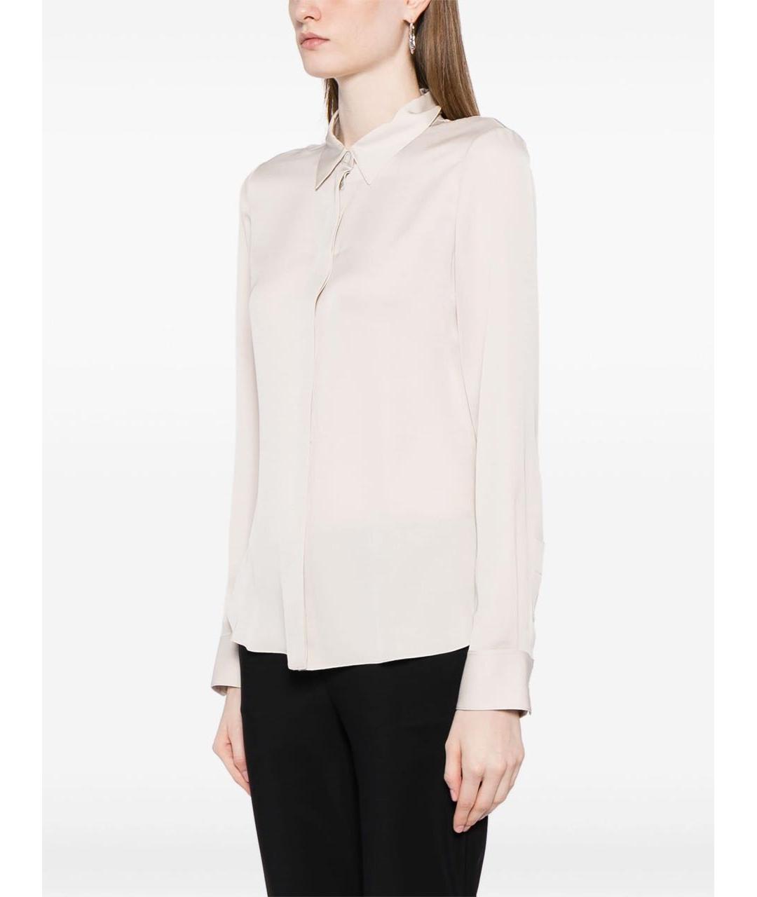 THEORY Белая шелковая рубашка, фото 7