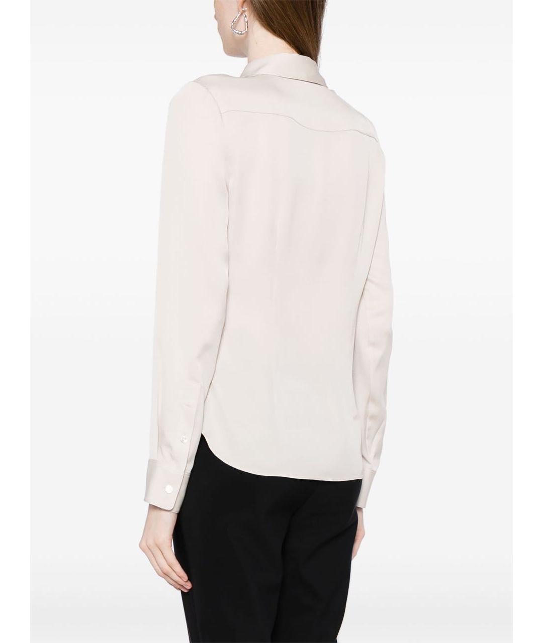THEORY Белая шелковая рубашка, фото 8
