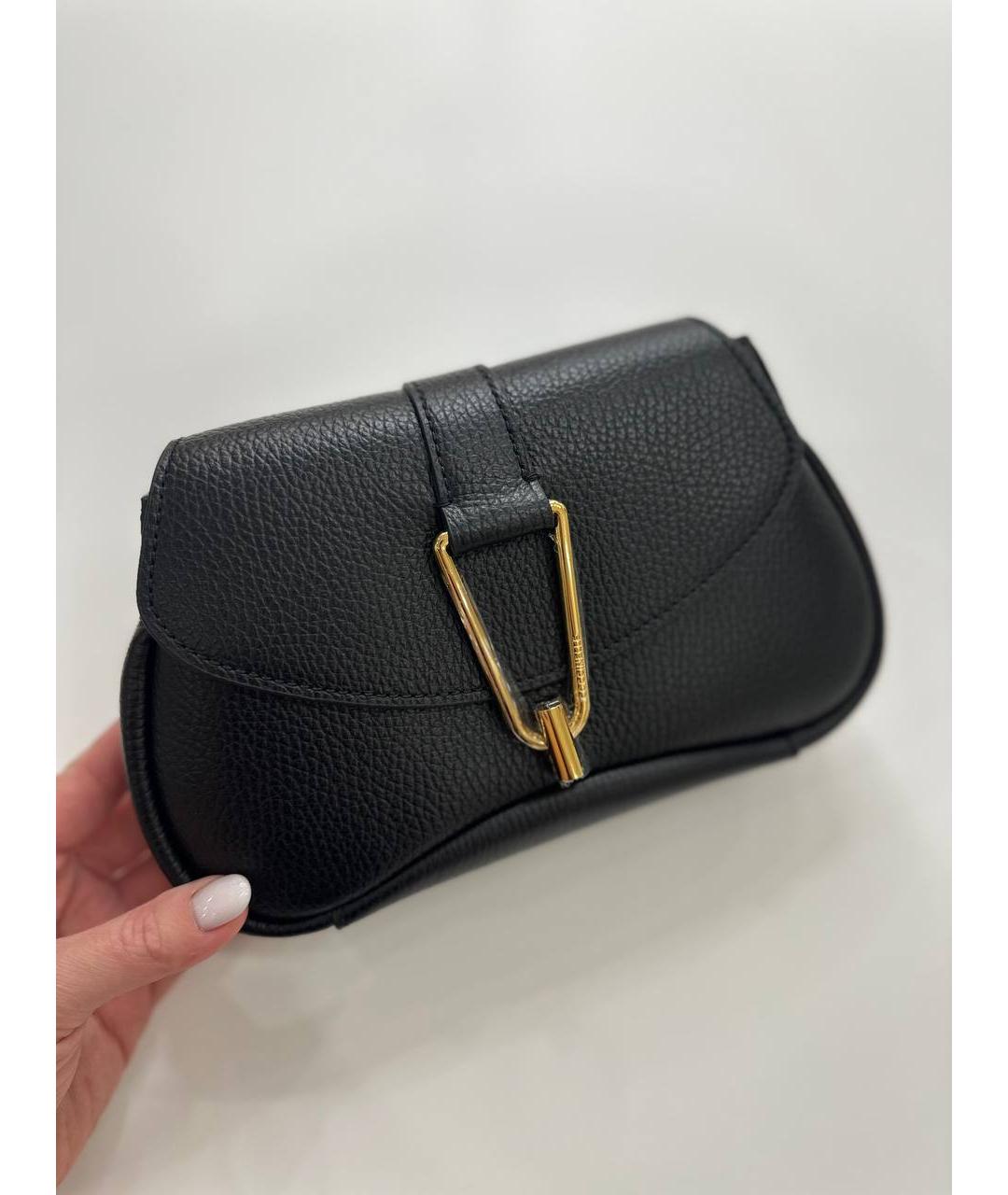 COCCINELLE Черная кожаная сумка через плечо, фото 5