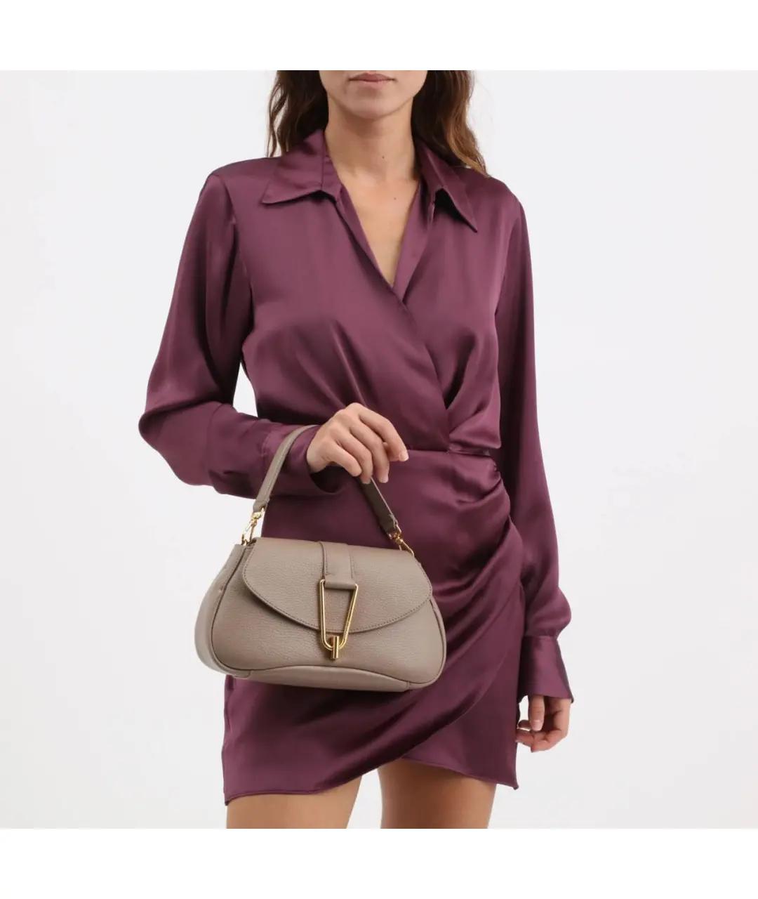 COCCINELLE Бежевая кожаная сумка через плечо, фото 2