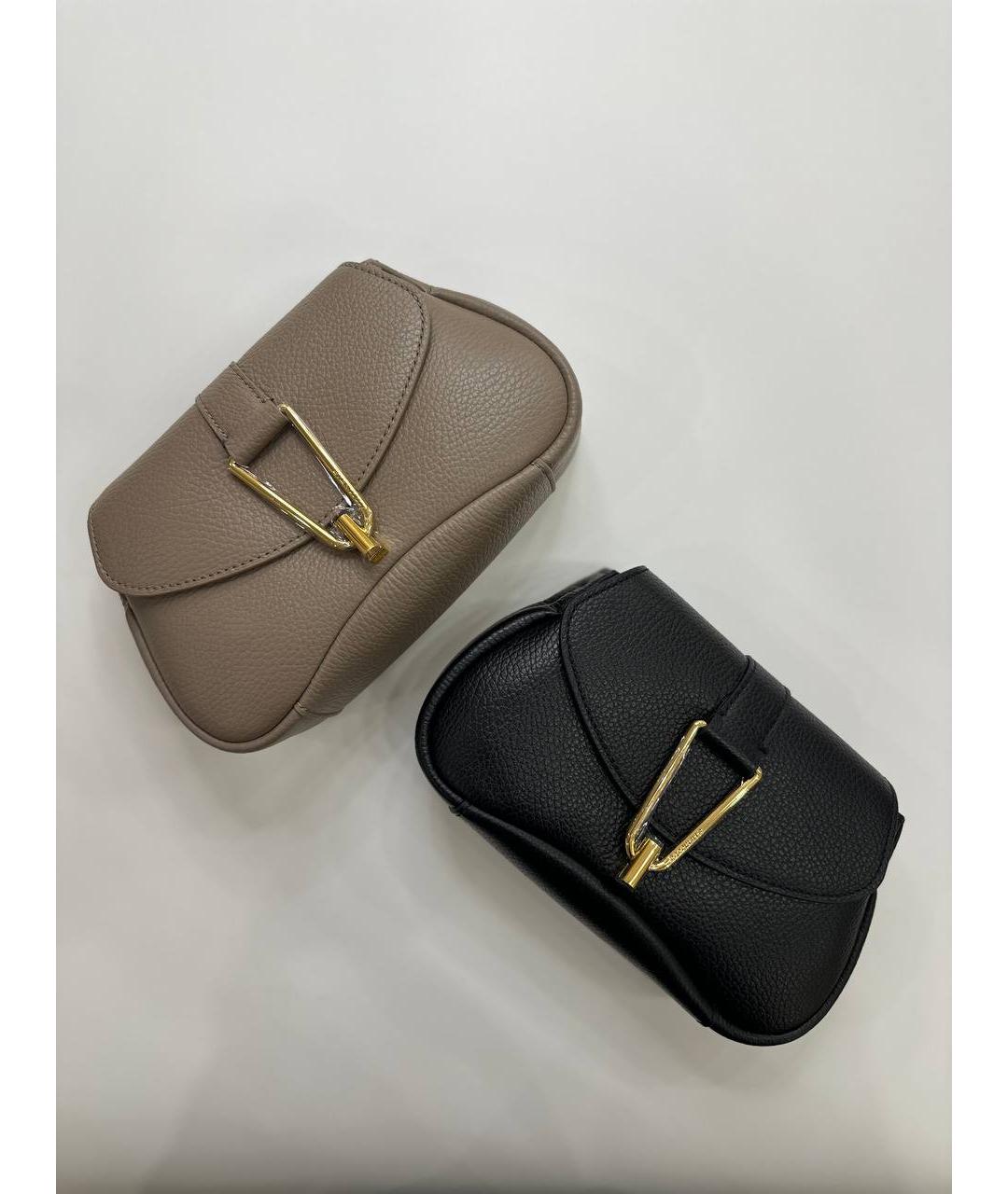 COCCINELLE Бежевая кожаная сумка через плечо, фото 7