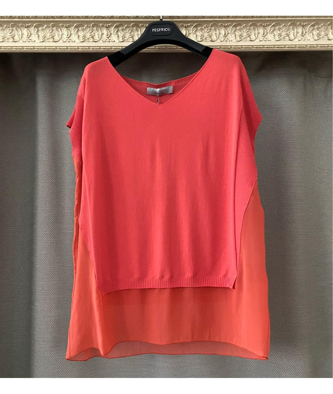 D.EXTERIOR Коралловая вискозная блузы, фото 9