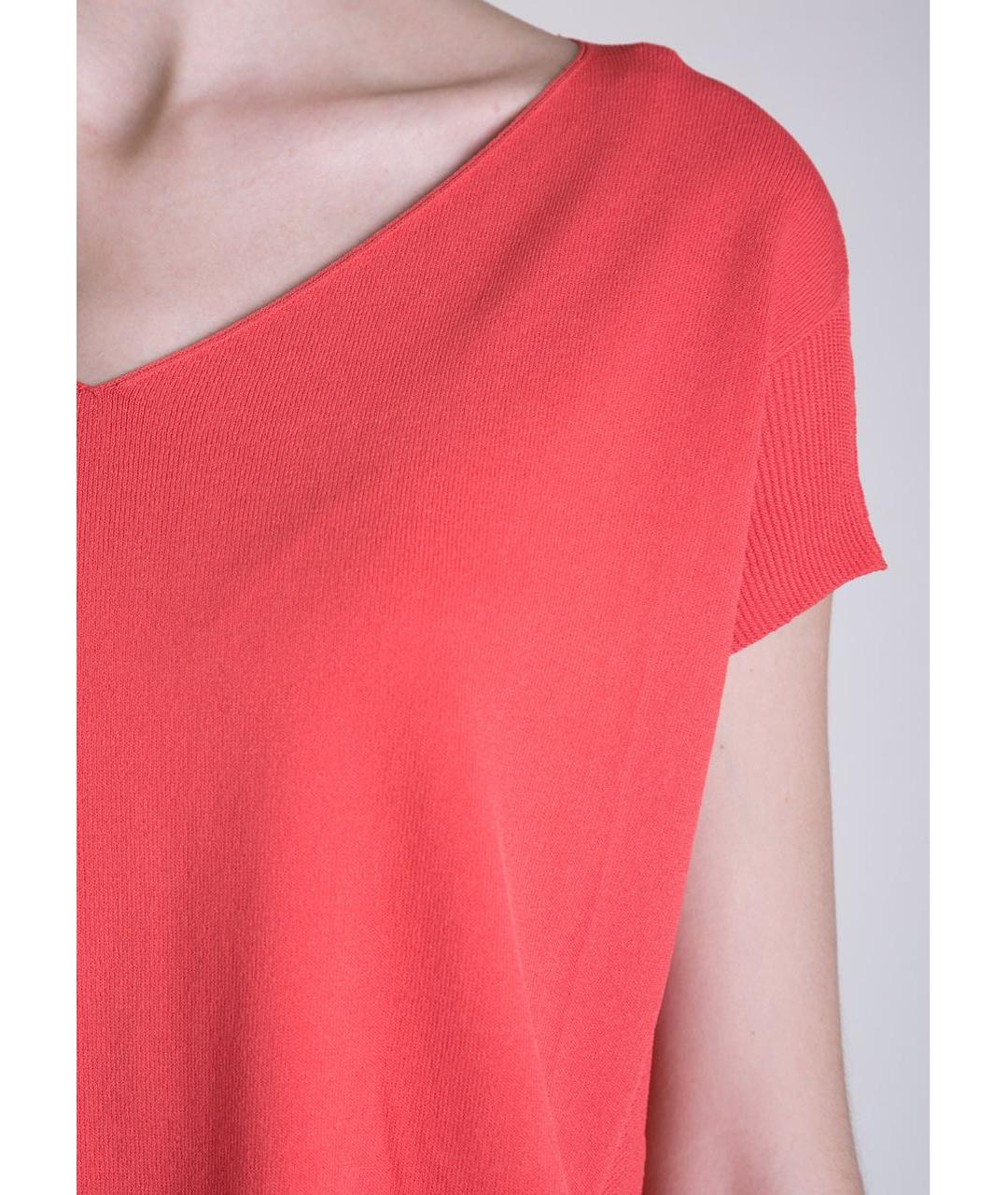 D.EXTERIOR Коралловая вискозная блузы, фото 5