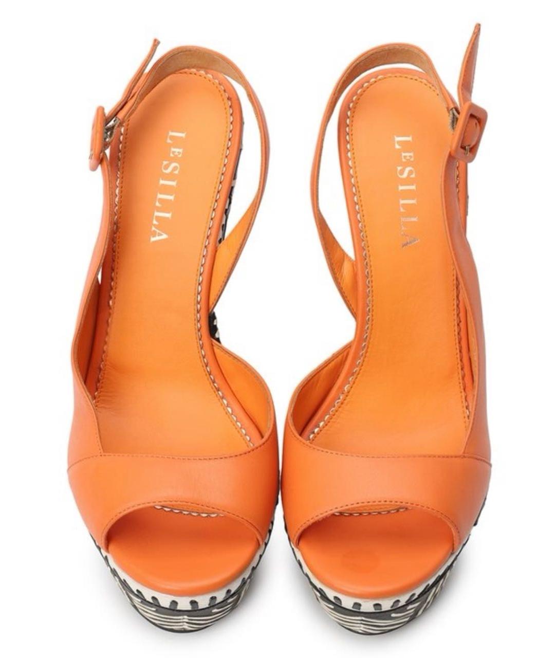 LE SILLA Оранжевое босоножки, фото 2