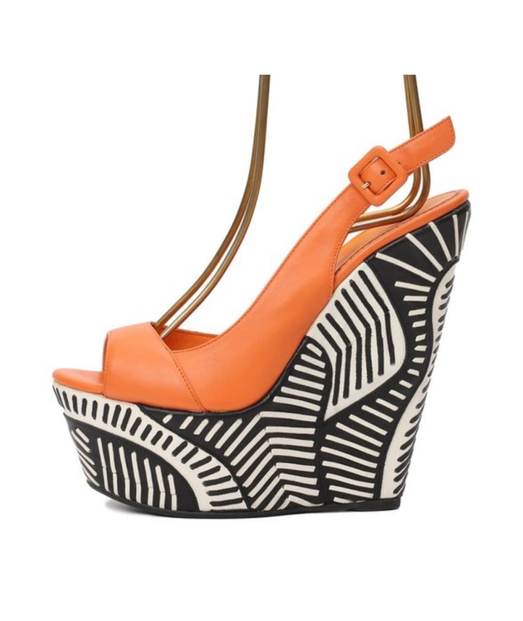 LE SILLA Оранжевое босоножки, фото 5