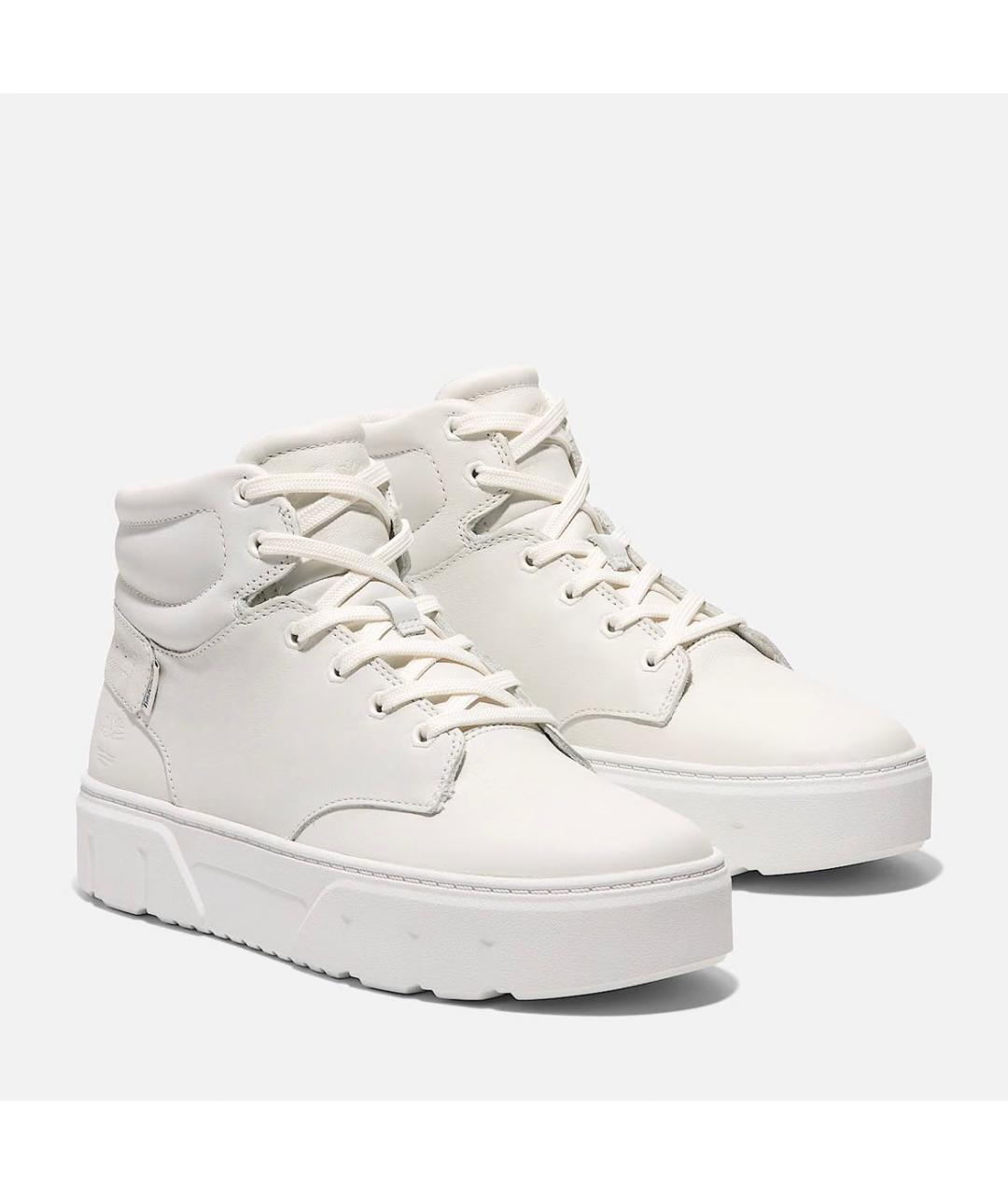 TIMBERLAND Белые кожаные ботинки, фото 2