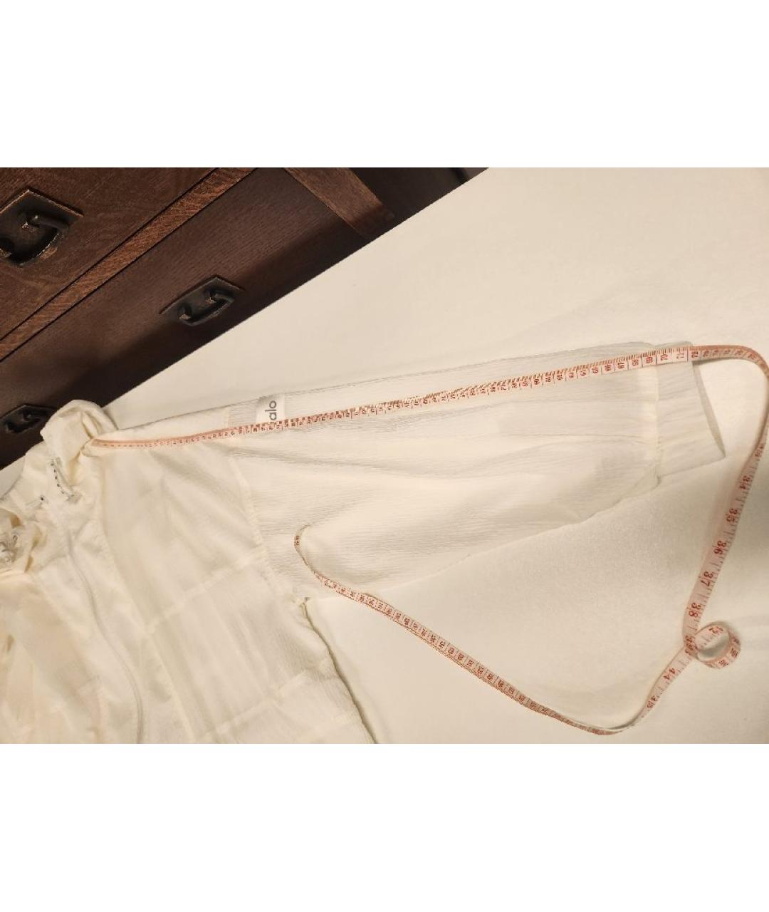 ALO YOGA Белая полиэстеровая спортивная куртка, фото 6