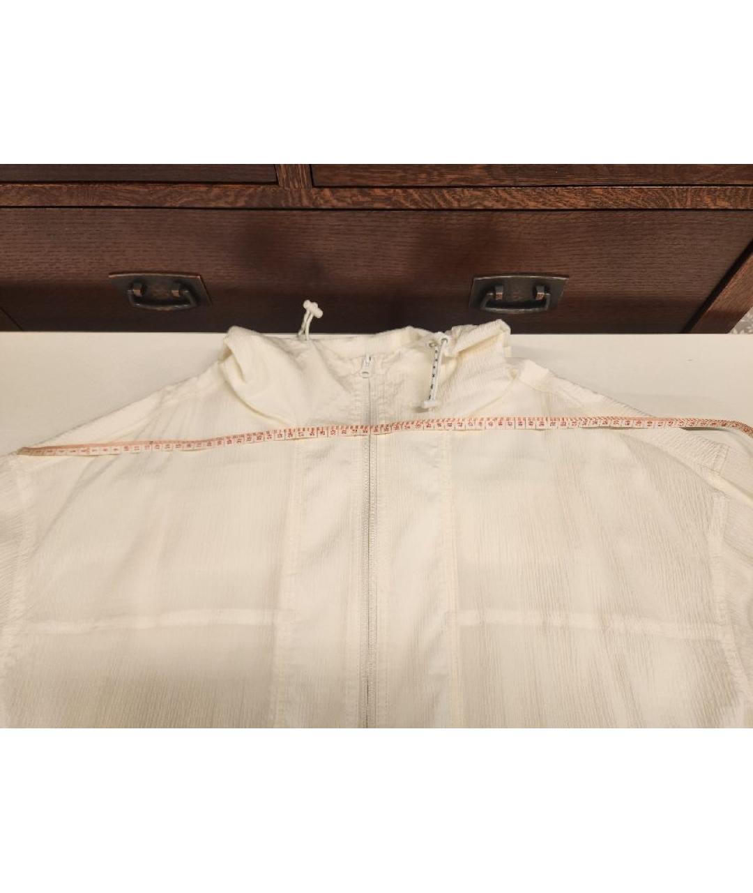 ALO YOGA Белая полиэстеровая спортивная куртка, фото 5