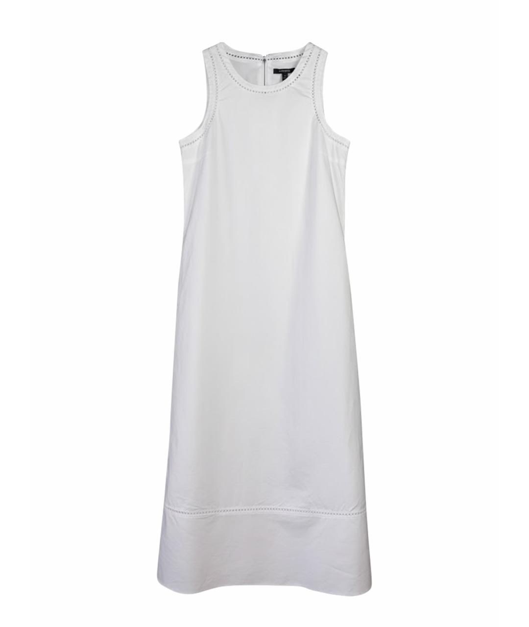 THEORY Белое хлопковое повседневное платье, фото 1
