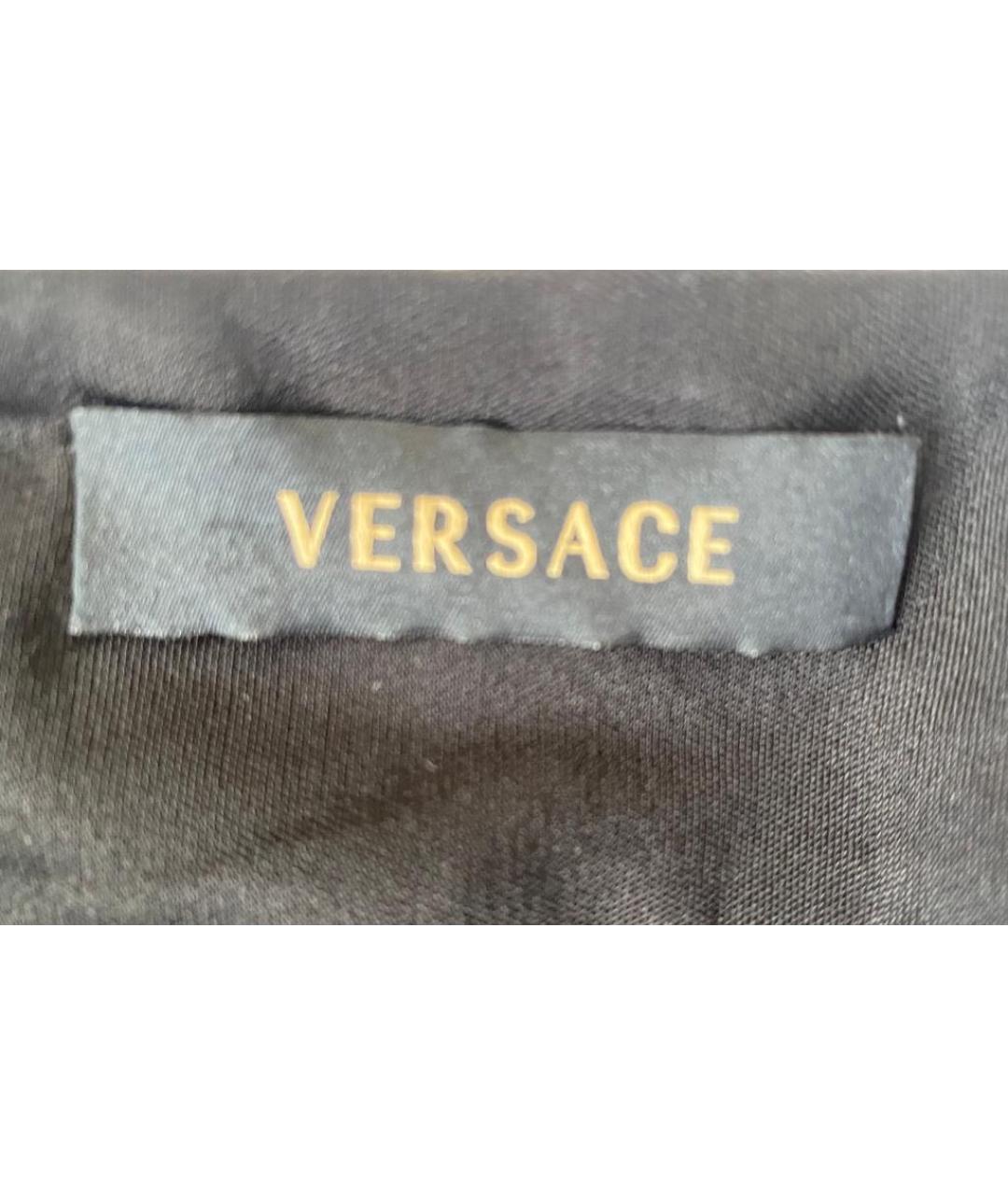 VERSACE Коралловая шелковая майка, фото 4