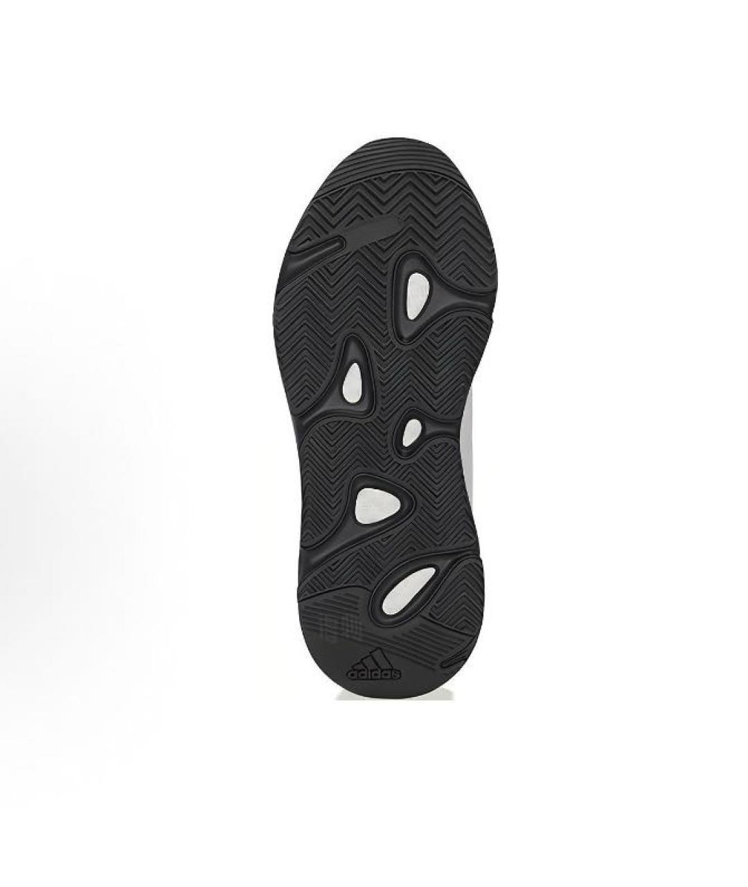 ADIDAS YEEZY Серебряные текстильные кроссовки, фото 5