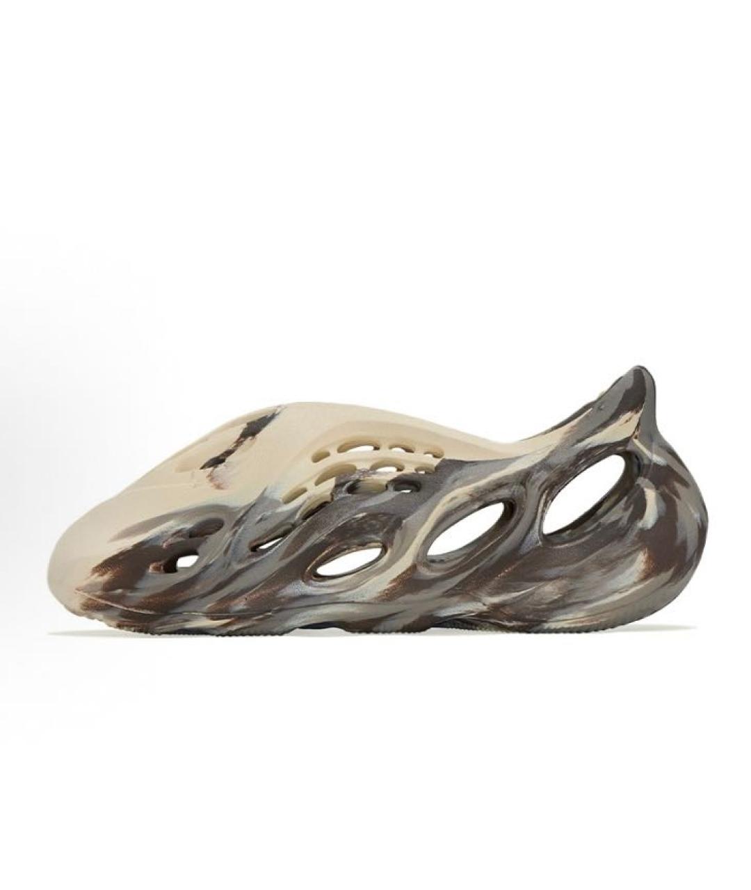 ADIDAS YEEZY Бежевые резиновые кроссовки, фото 2