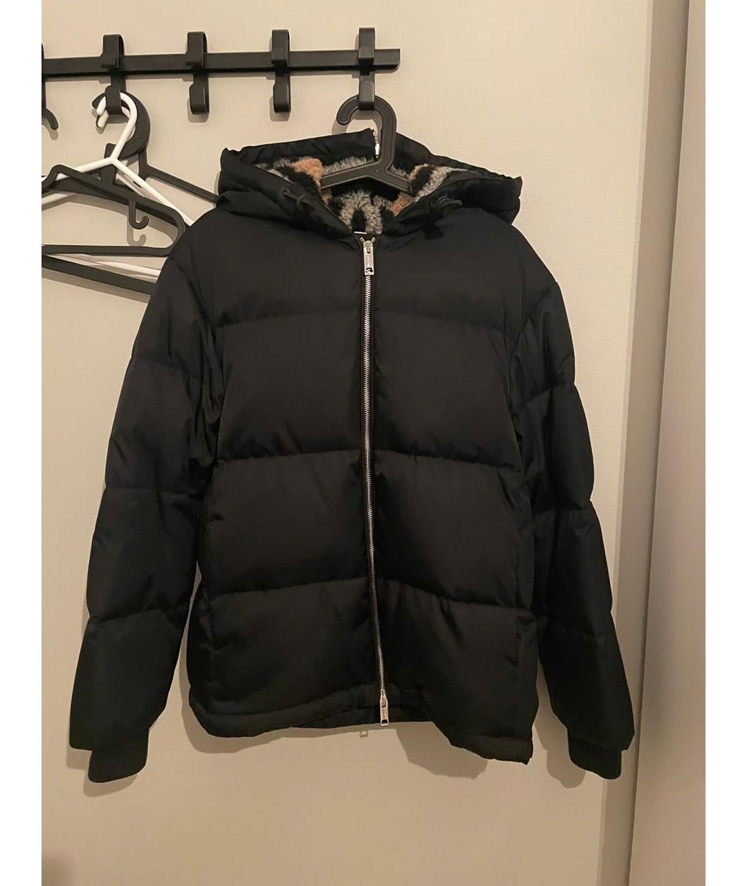 BURBERRY Черный пуховик, фото 4