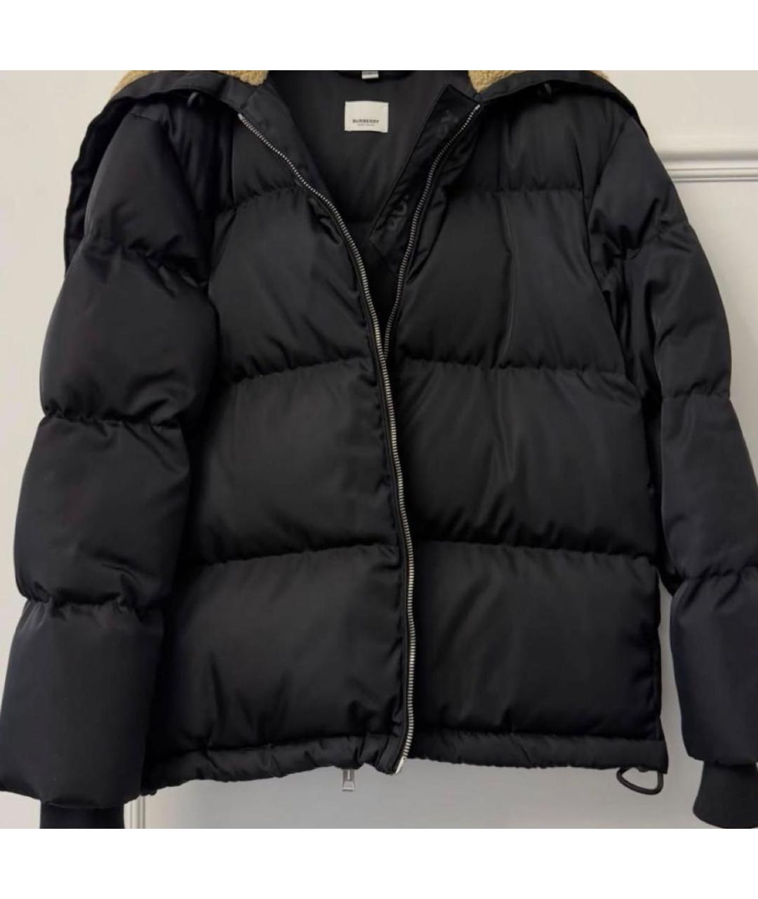 BURBERRY Черный пуховик, фото 2