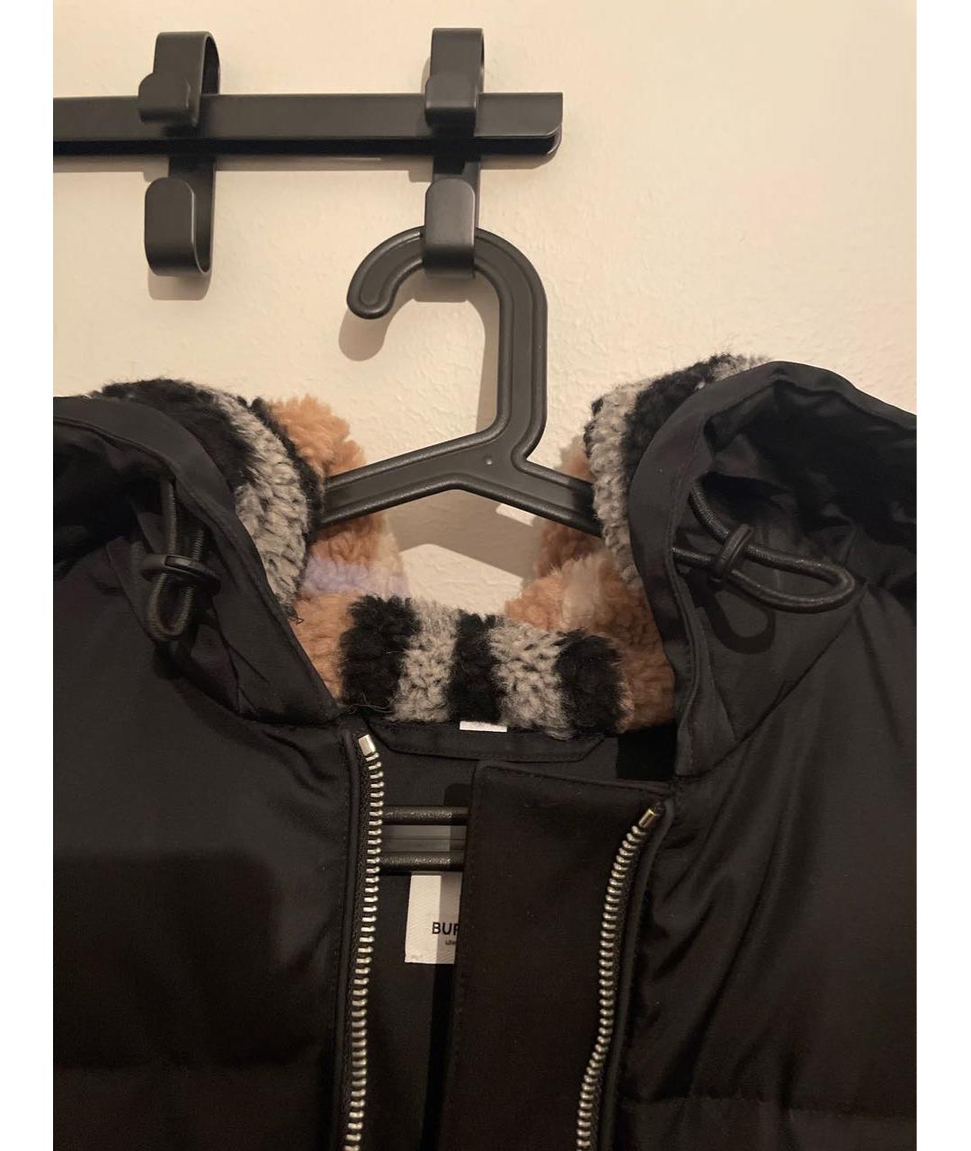 BURBERRY Черный пуховик, фото 7