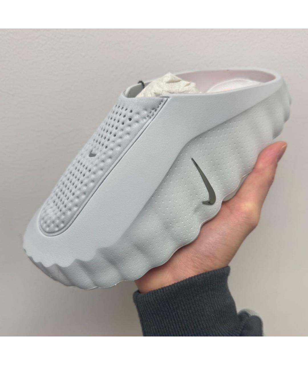 NIKE Серые резиновые сабо, фото 7