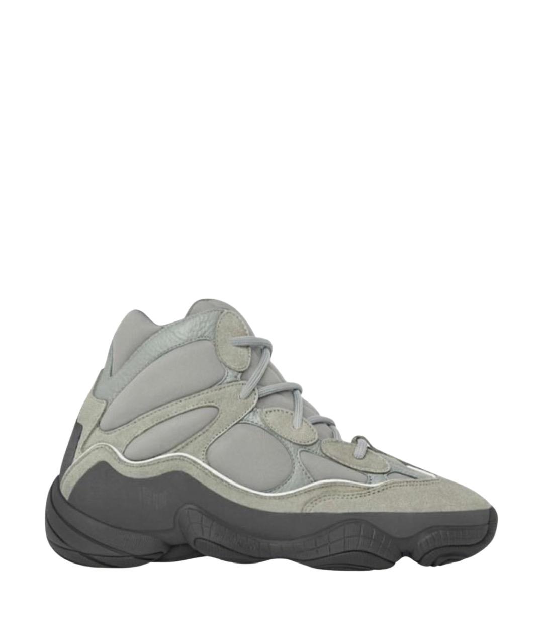 ADIDAS YEEZY Серые замшевые кроссовки, фото 1