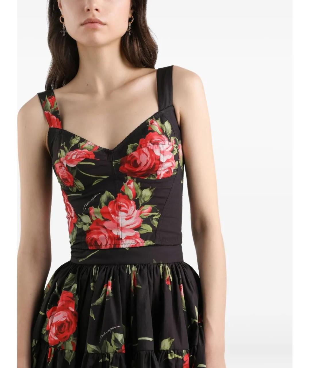 DOLCE&GABBANA Мульти хлопковая майка, фото 5