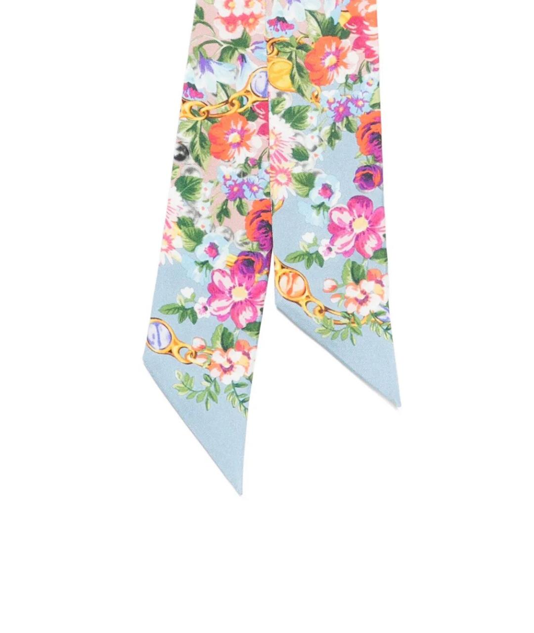 DOLCE&GABBANA Мульти шелковый шарф, фото 3