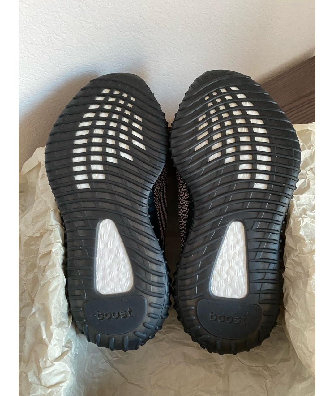 ADIDAS YEEZY Черные текстильные кроссовки, фото 5