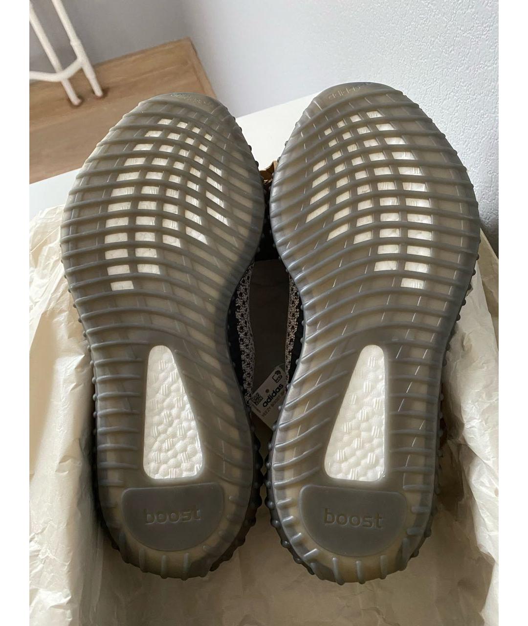 ADIDAS YEEZY Серые текстильные кроссовки, фото 5