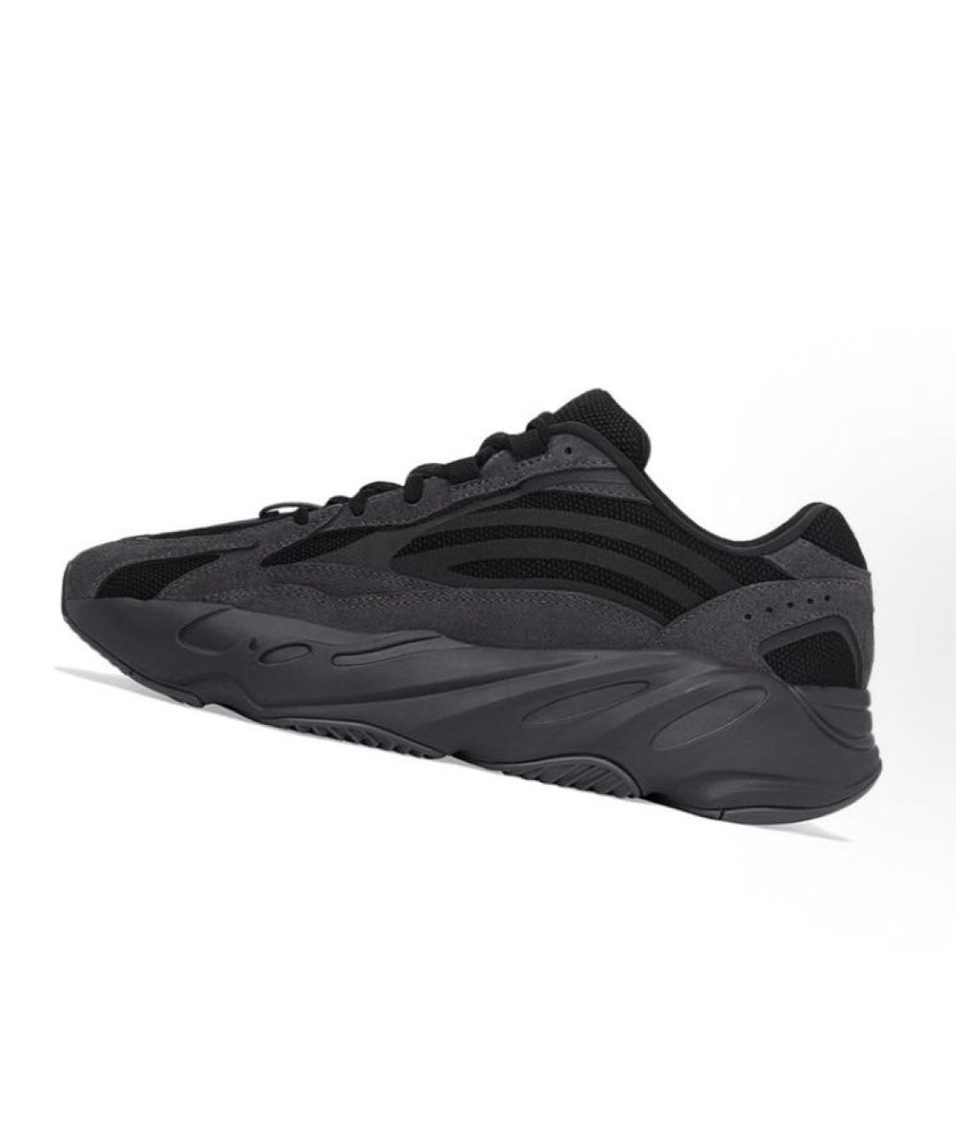 ADIDAS YEEZY Черные текстильные кроссовки, фото 2