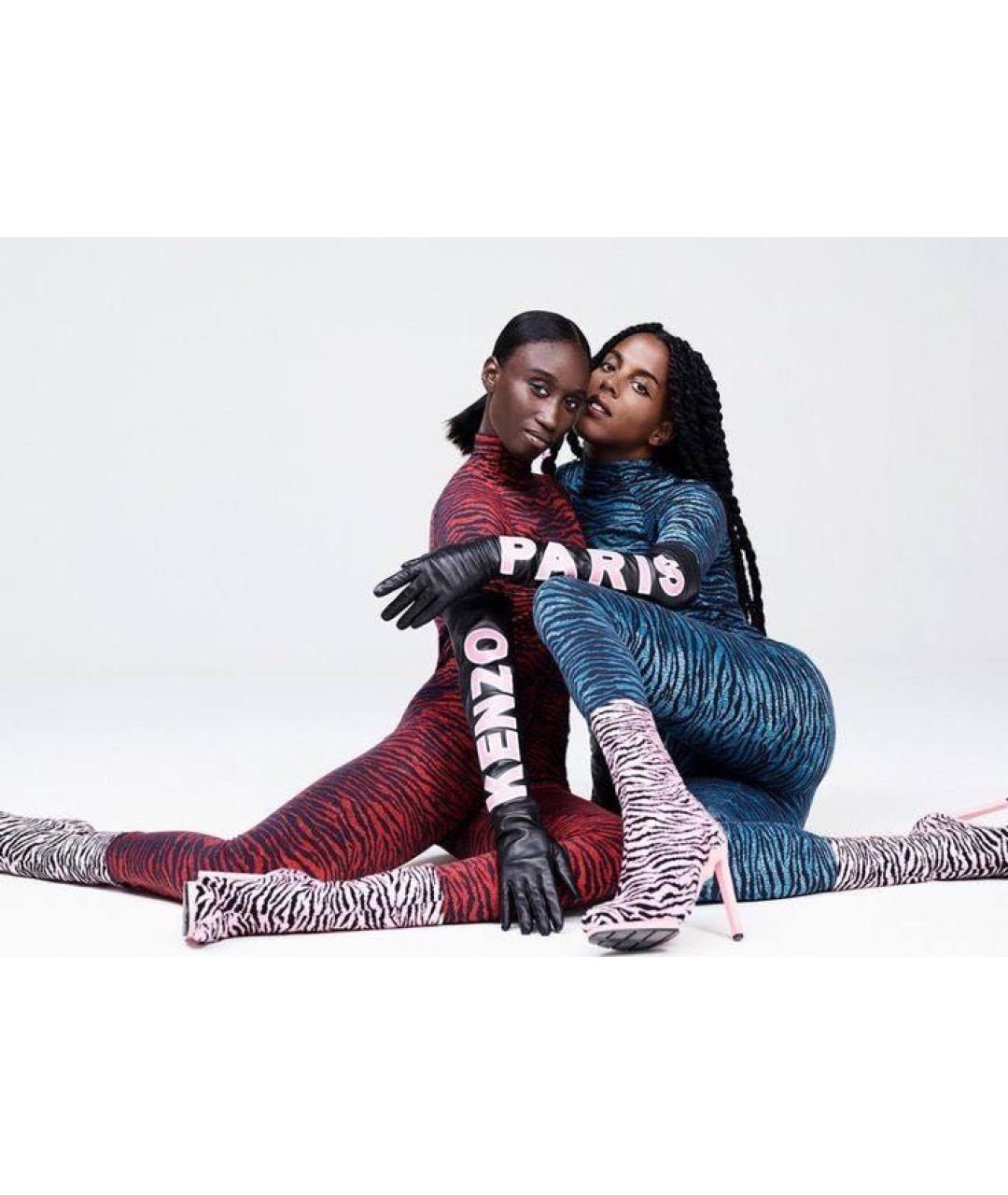 KENZO Голубая шерстяная водолазка, фото 8