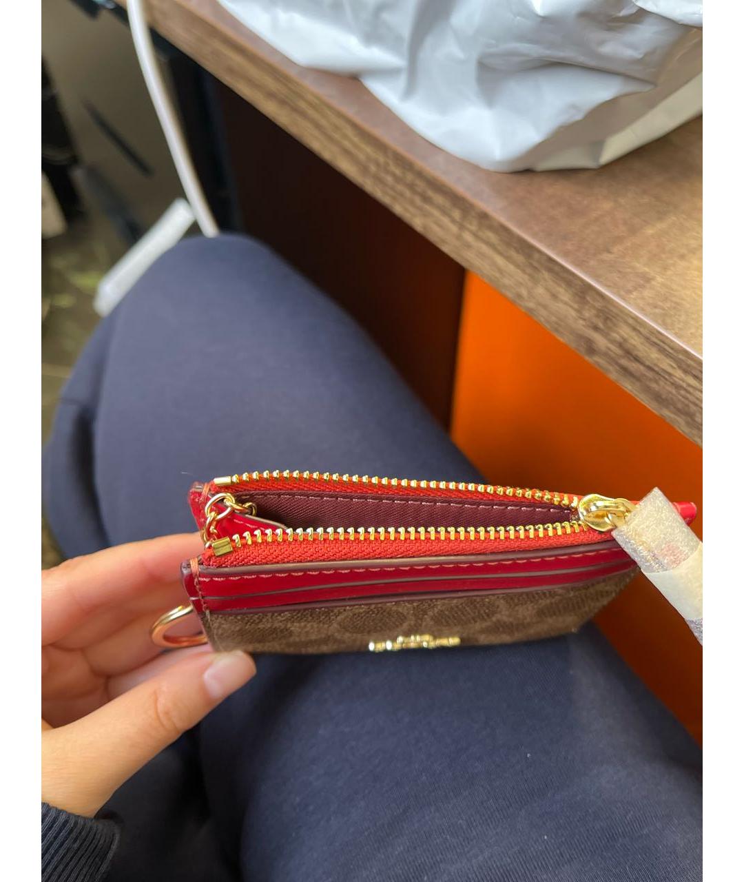 THEORY Коричневый кардхолдер, фото 5