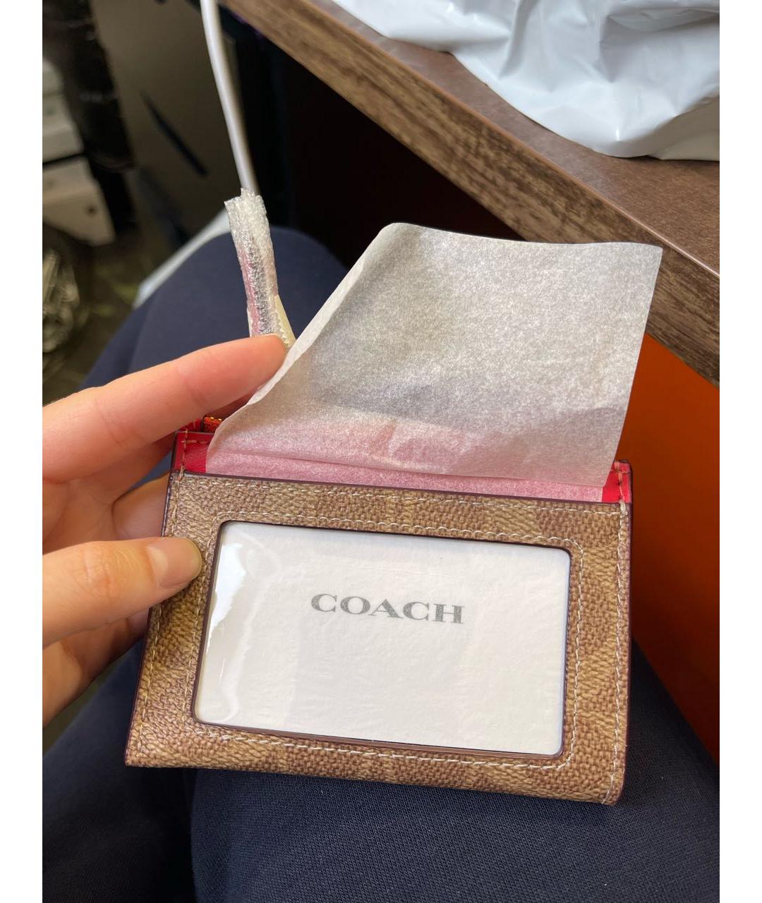 THEORY Коричневый кардхолдер, фото 7