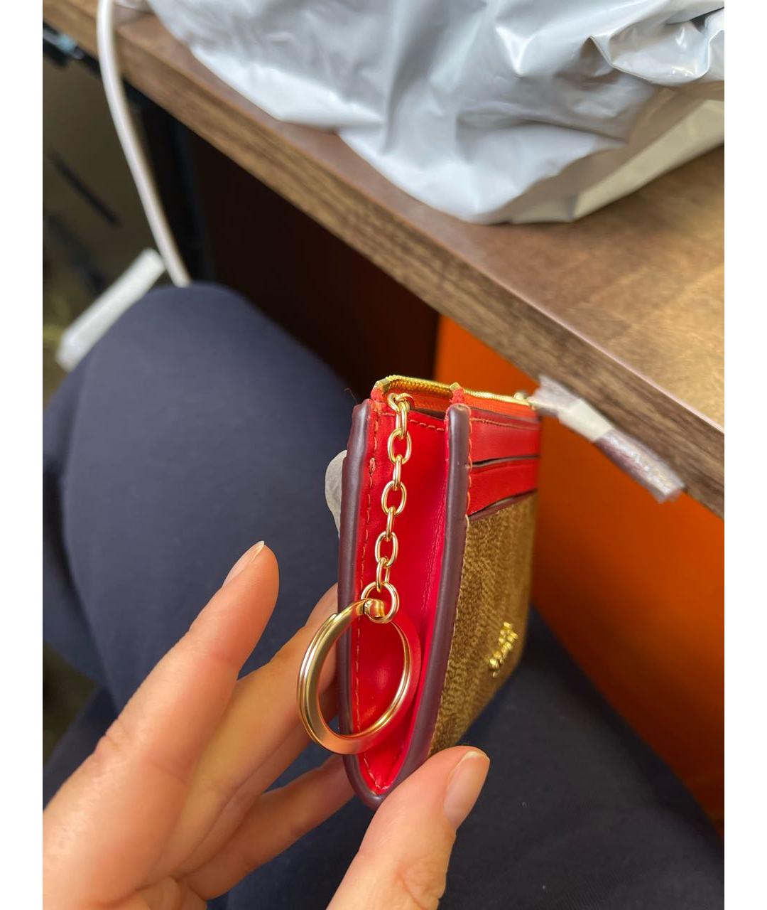 THEORY Коричневый кардхолдер, фото 4