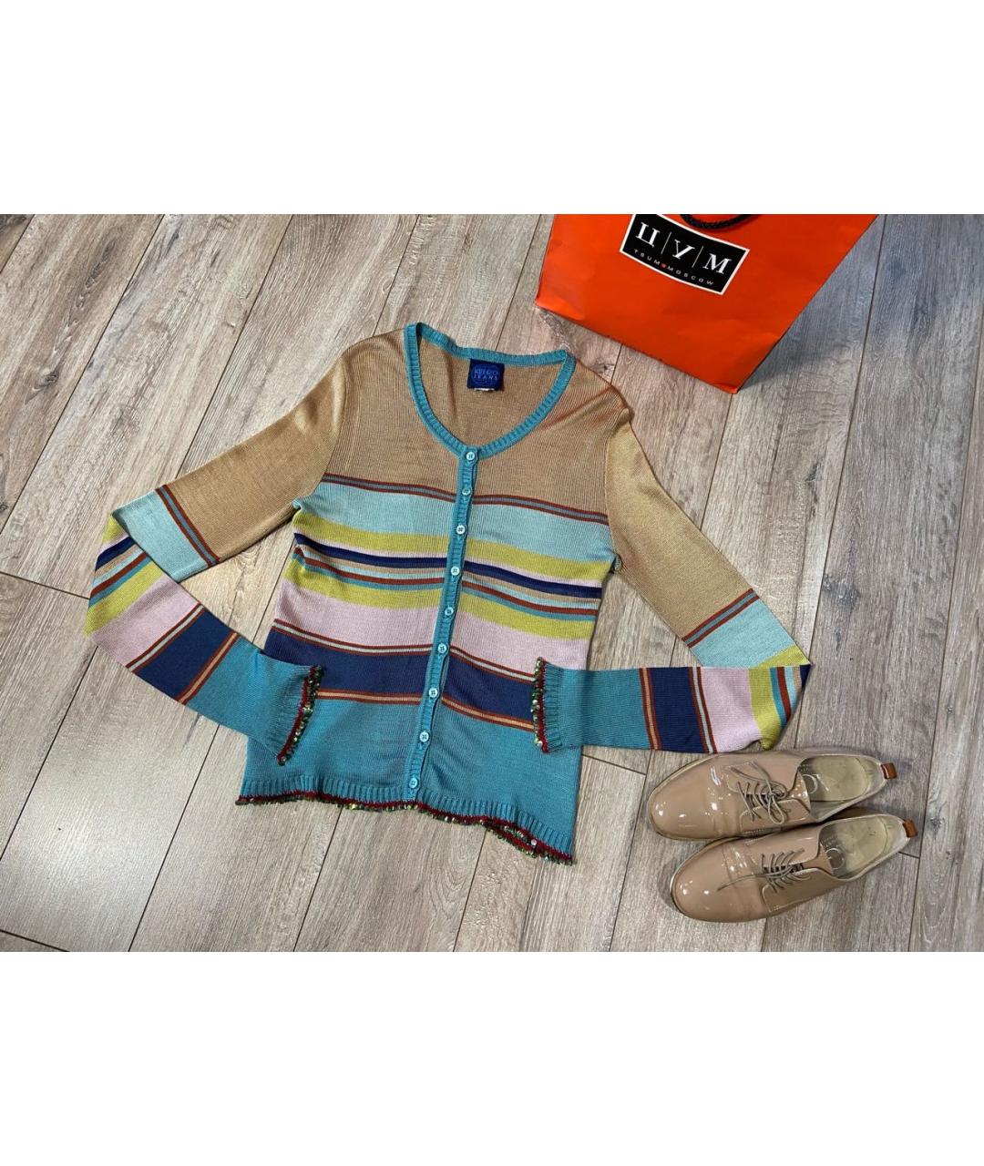 KENZO Мульти шелковый кардиган, фото 3