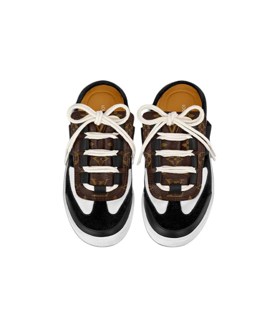 LOUIS VUITTON Черные мюли, фото 5